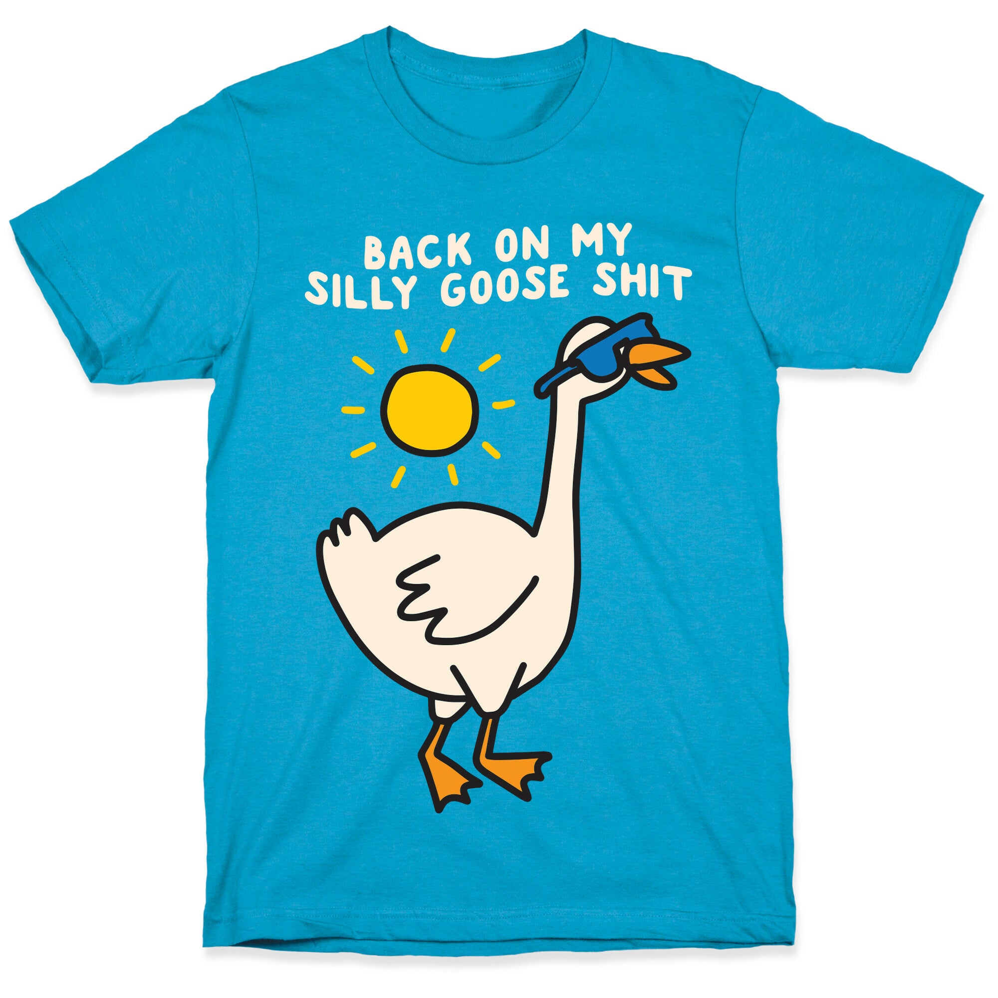 Back On My Silly Goose Shit Unisex Triblend Tee